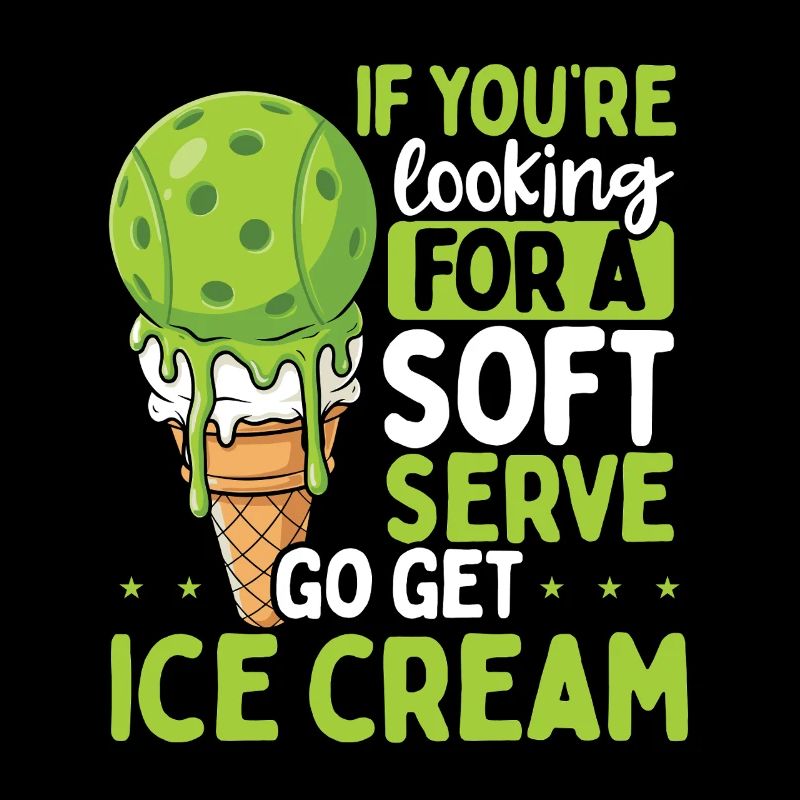 Jeu de mots à glace soft cream