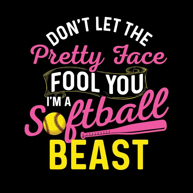 Lass dich vom hübschen Gesicht nicht täuschen, Softball-Biest