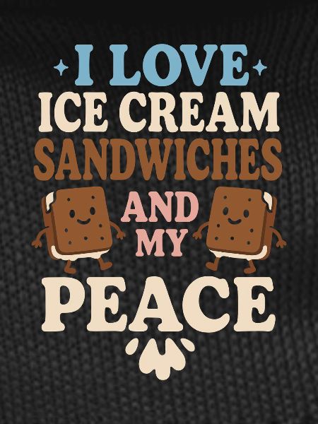 Eis-sandwich-liebhaber Sommerdessert