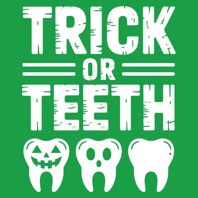 Trick oder Teeth Halloween-T-Shirt