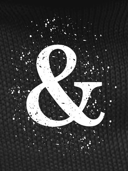 Grunge Ampersand
