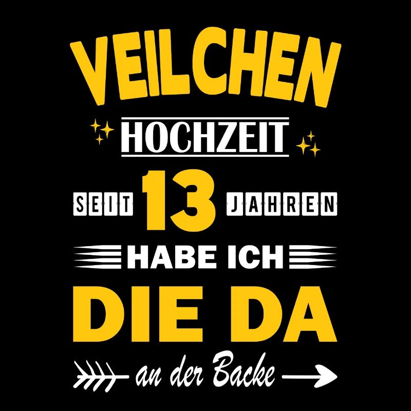Veilchenhochzeit 13 Hochzeitstag Jahrestag Ehemann