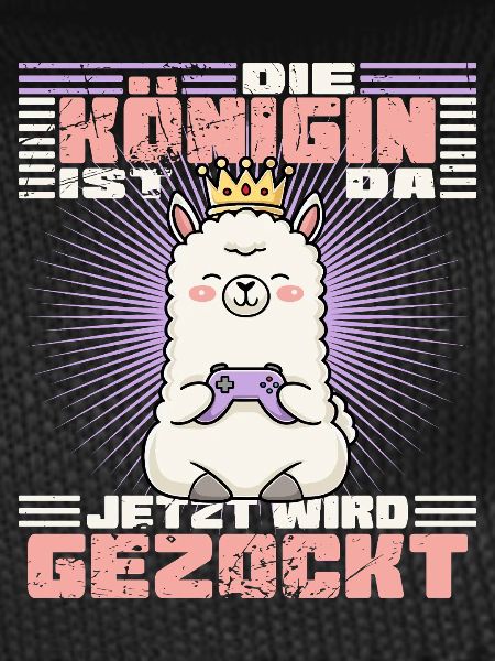 Gamer Llama Queen