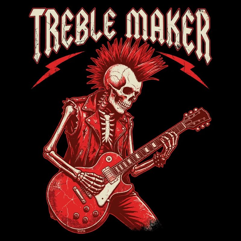Treble Maker Guitariste Musicien Pun Rock