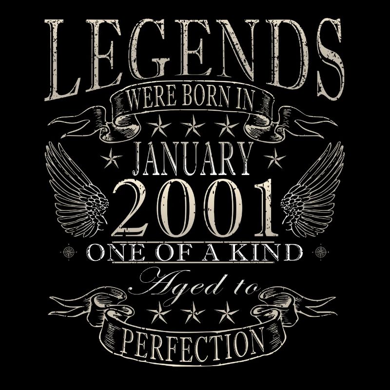 25th Birthday Original January Year 2001