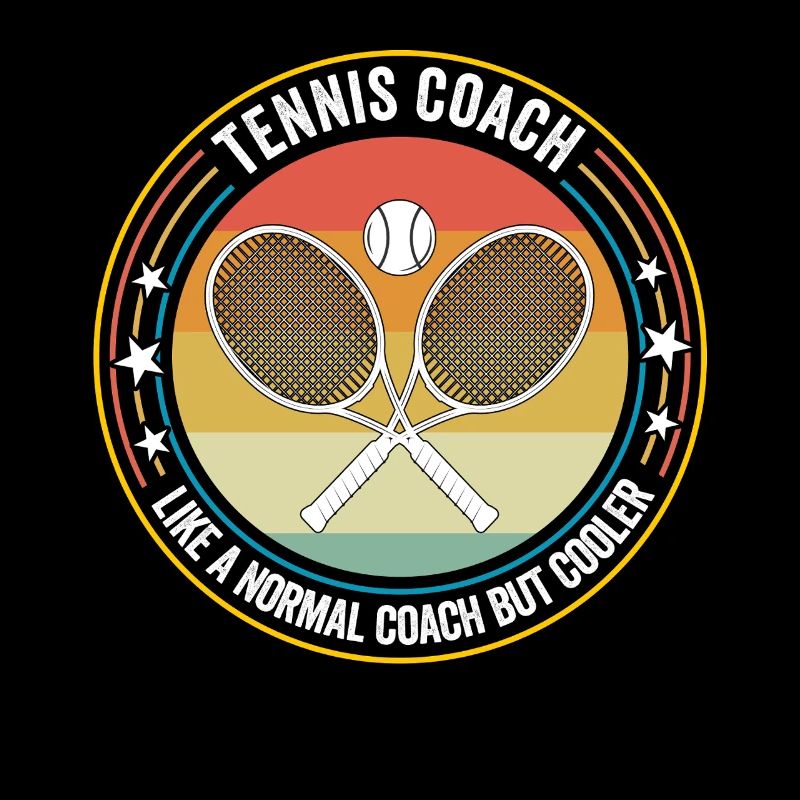 Coach de tennis comme un coach normal mais plus cool