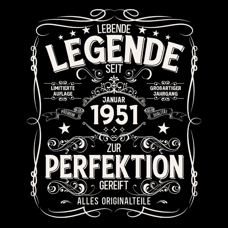 75th Birthday Legend January 1951