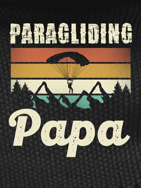Paragliding Dad Motif