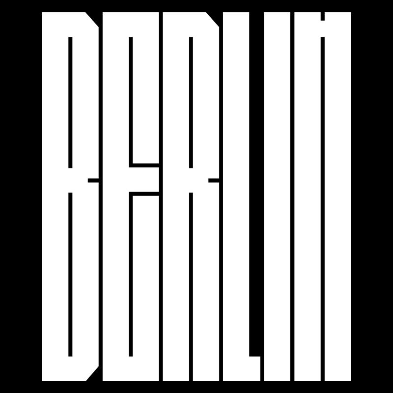 Design typographique de la ville de Berlin