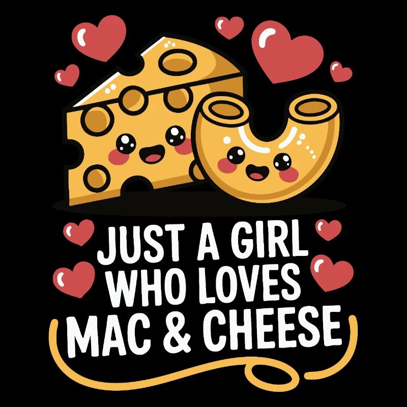 Mac & Cheese Lover - Kawaii Design