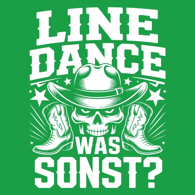 Line Dance Schädel Cowboy