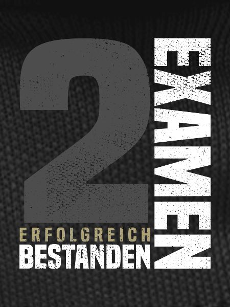 Glückwunsch 2. Examen