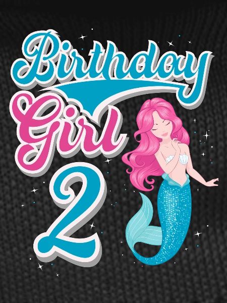 2nd Birthday Mermaid