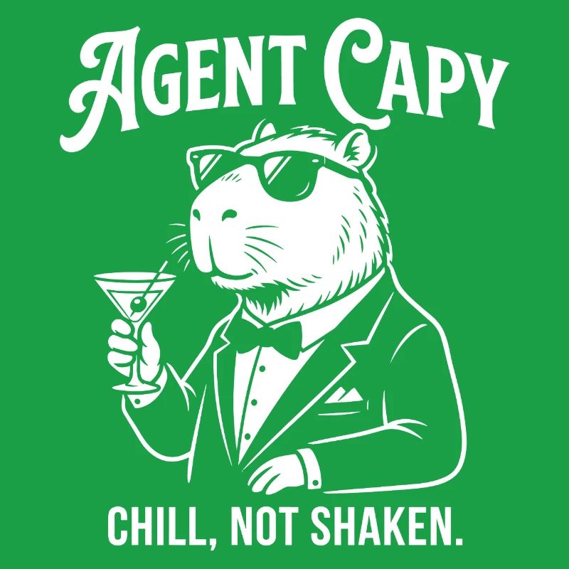 Agent Capybara - Un cobaye espion cool