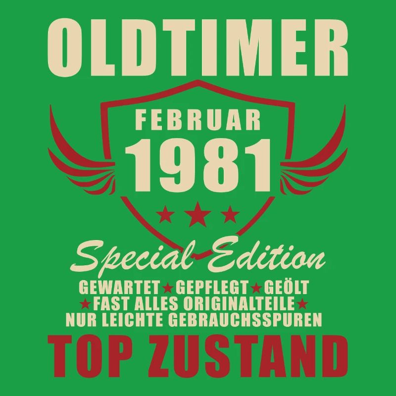Februar 1981 Geburtstag Oldtimer 1981
