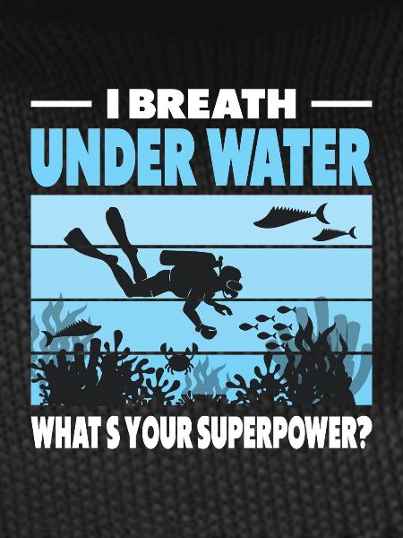 Funny diver design