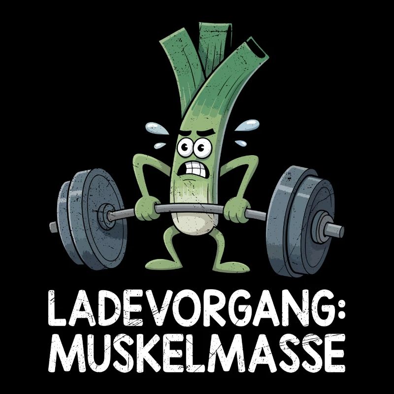 Weightlifter LOADING MUSCLE MASS Funny