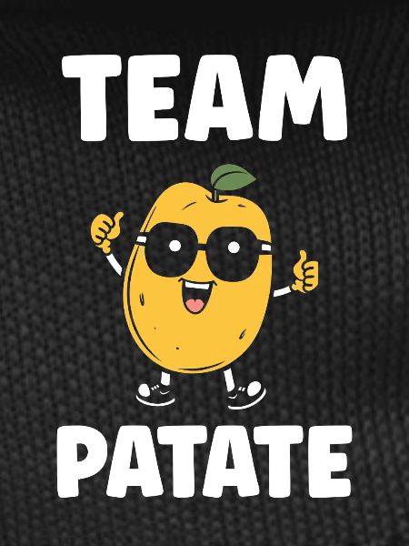 Team Potato Smiling Mascot