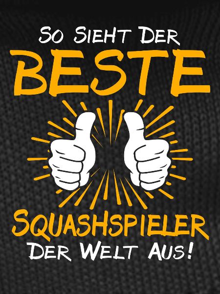 Squashspieler Geschenkidee