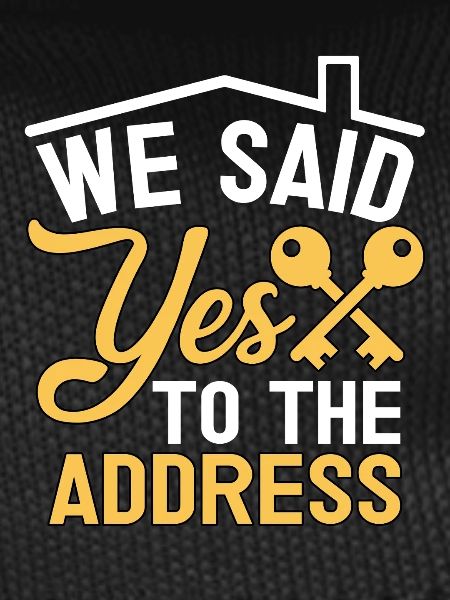 Nous avons accepté l’adresse