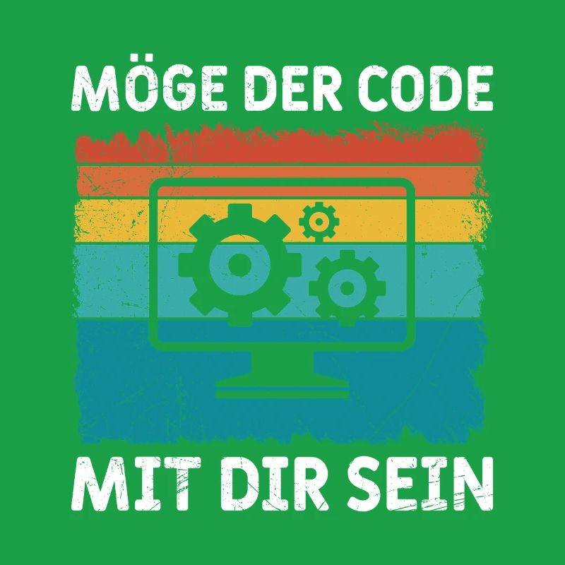 Nerd Computer MAY THE CODE BE WITH YOU FUNNY