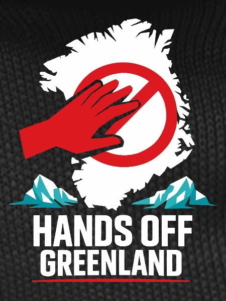 Hands Off Greenland Funny Gift