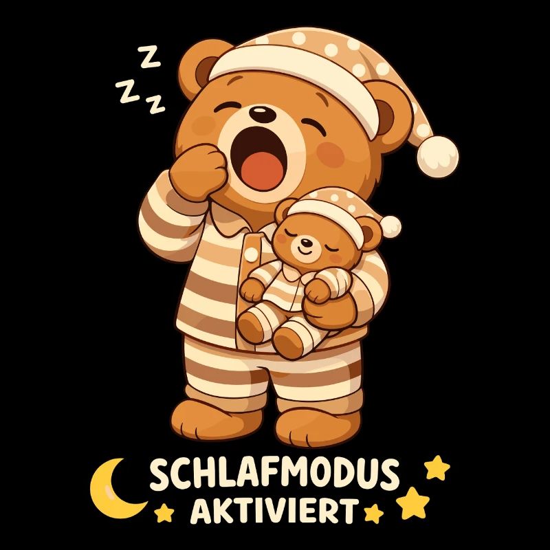 Sleep Shirt Sleeping Pajamas Teddy Bear Sleep Mode