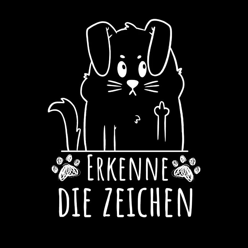 Recognize the Signs – Cute Dog Saying