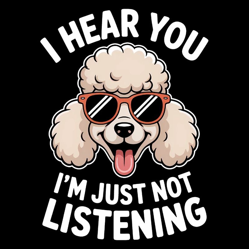 Paroles de caniche Caniche Cadeau drôle de caniche