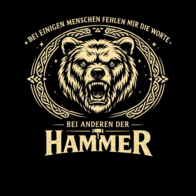Hammer for others | Bear Saying