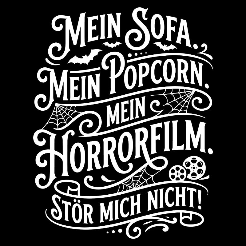Soirée films d’horreur sur le canapé et pop-corn