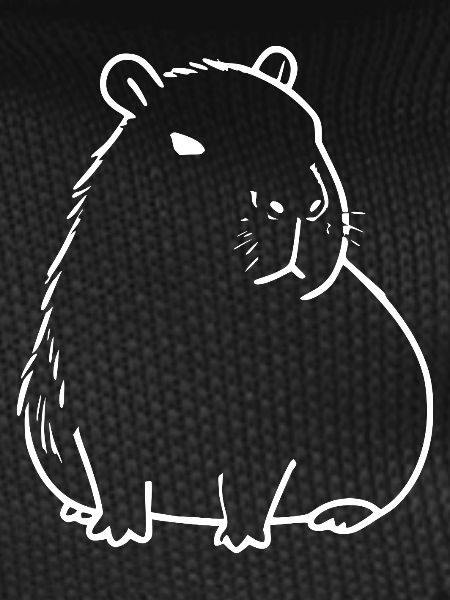 Capybara capybara white