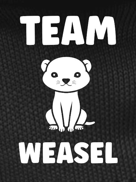 Team Weasel Mascotte Dessin