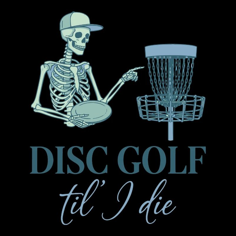 Disc Golf jusqu’à la mort Disc Golfer Drôle Disc Disc Flying Disc