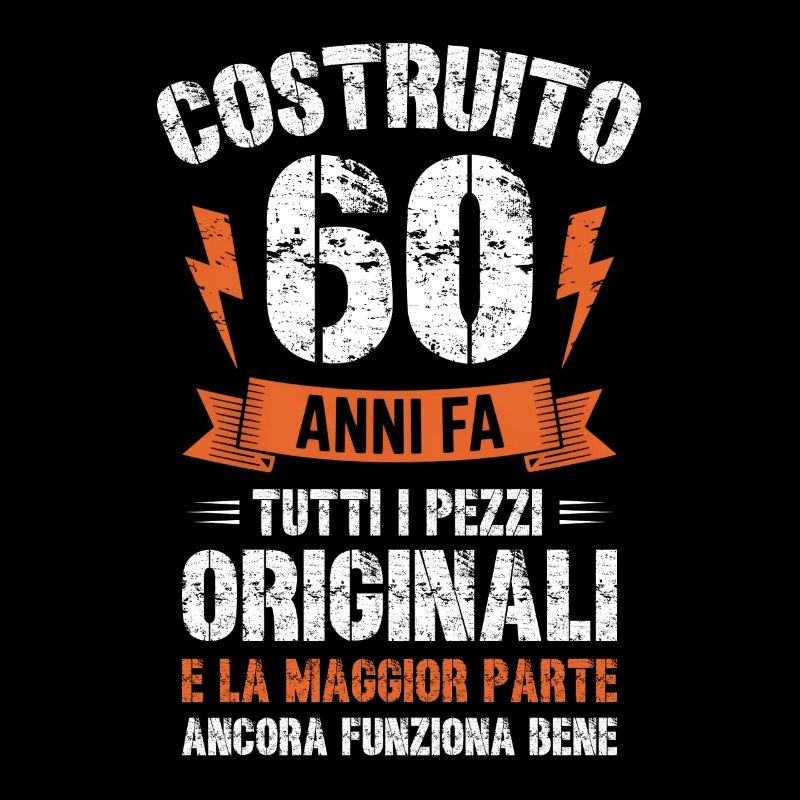 60 Anni Fa Compleanno Retrò Divertente
