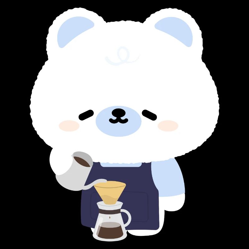 Cozy Polar Bear Barista