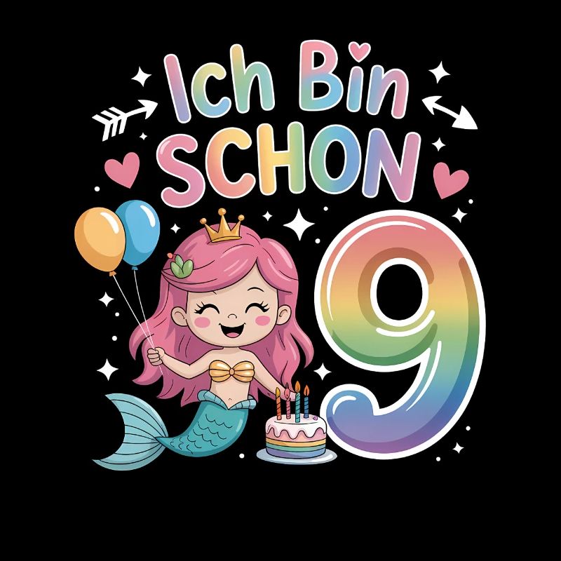 J’ai déjà 9 ans d’anniversaire de sirène