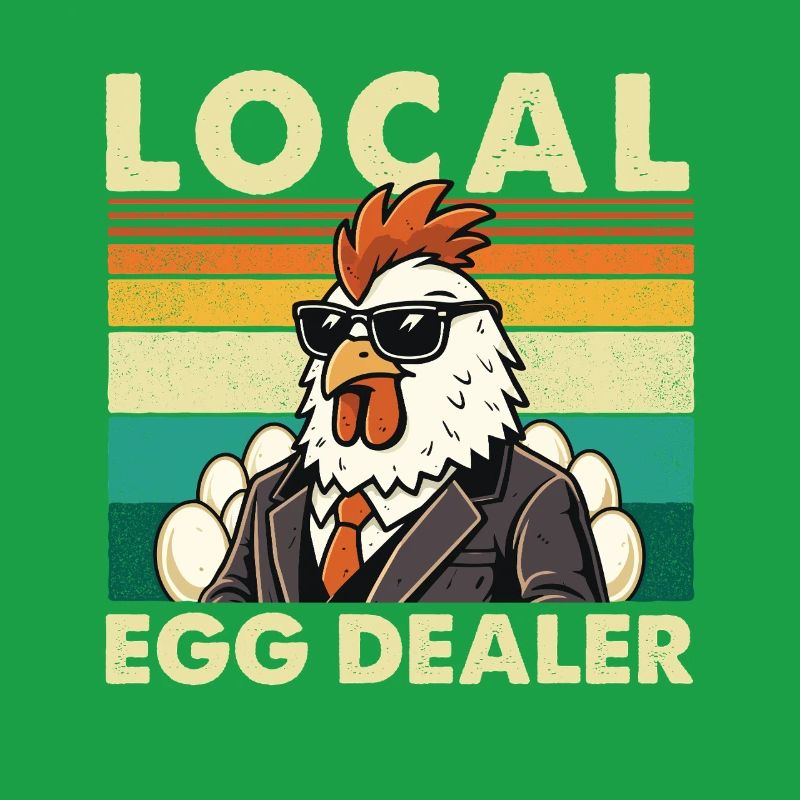 Lokaler Eierhändler Hähnchen-Oster-Bauernspaß