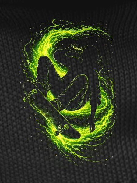 Energy Drink Skateboarder