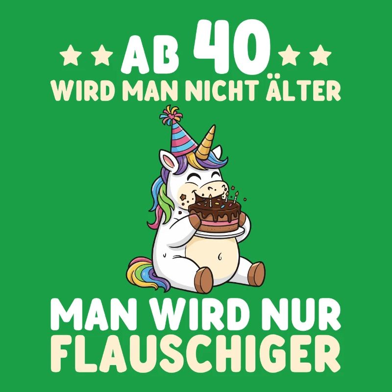 40. Geburtstag Einhorn – Man wird nur flauschiger