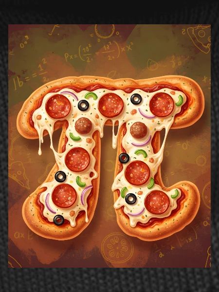 Pi Shape Pizza