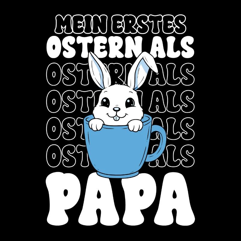 Osterhase im Becher Papa