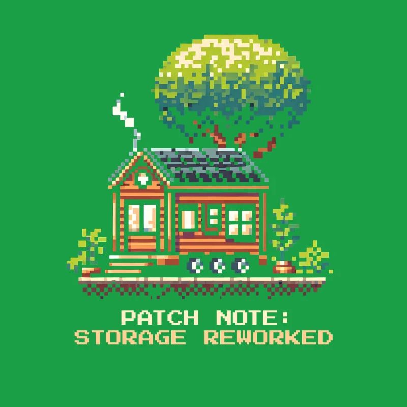 Storage space revised | Tiny House Order