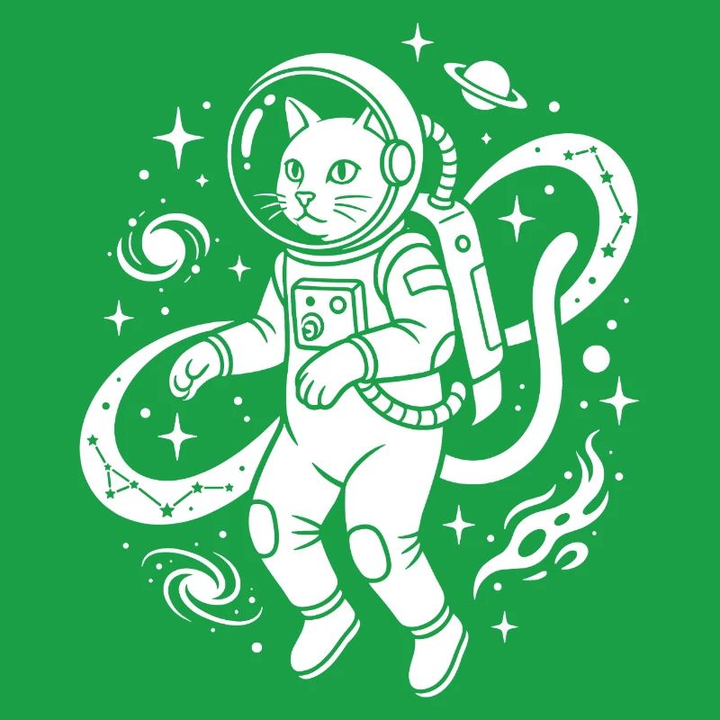 Kitty exploratrice spatiale