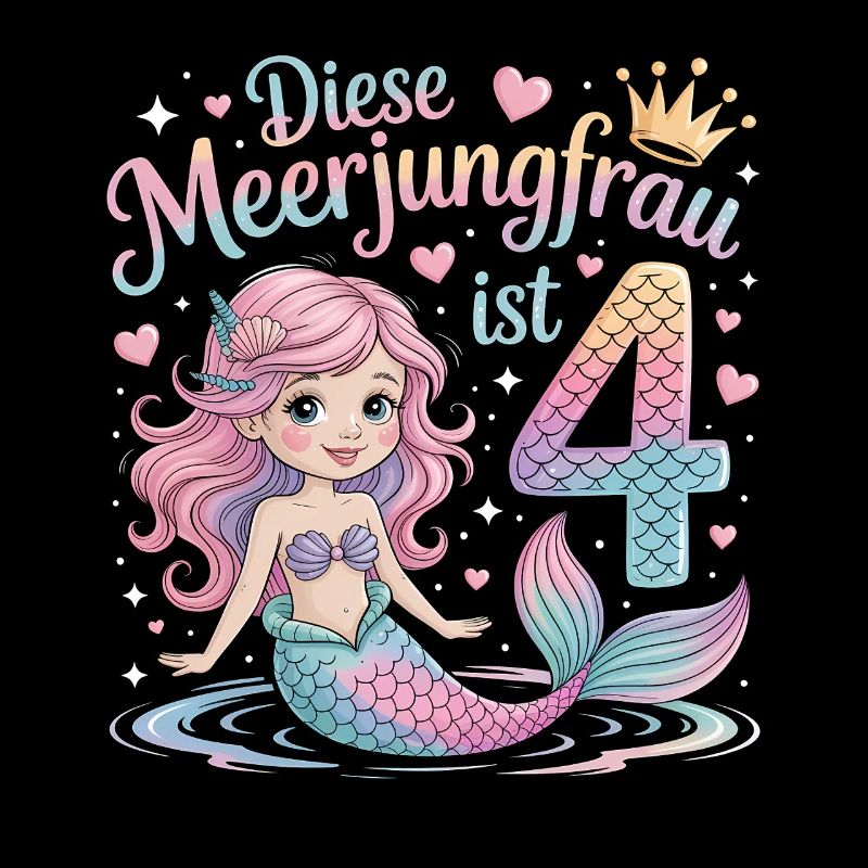 Cette sirène a 4 ans de filles