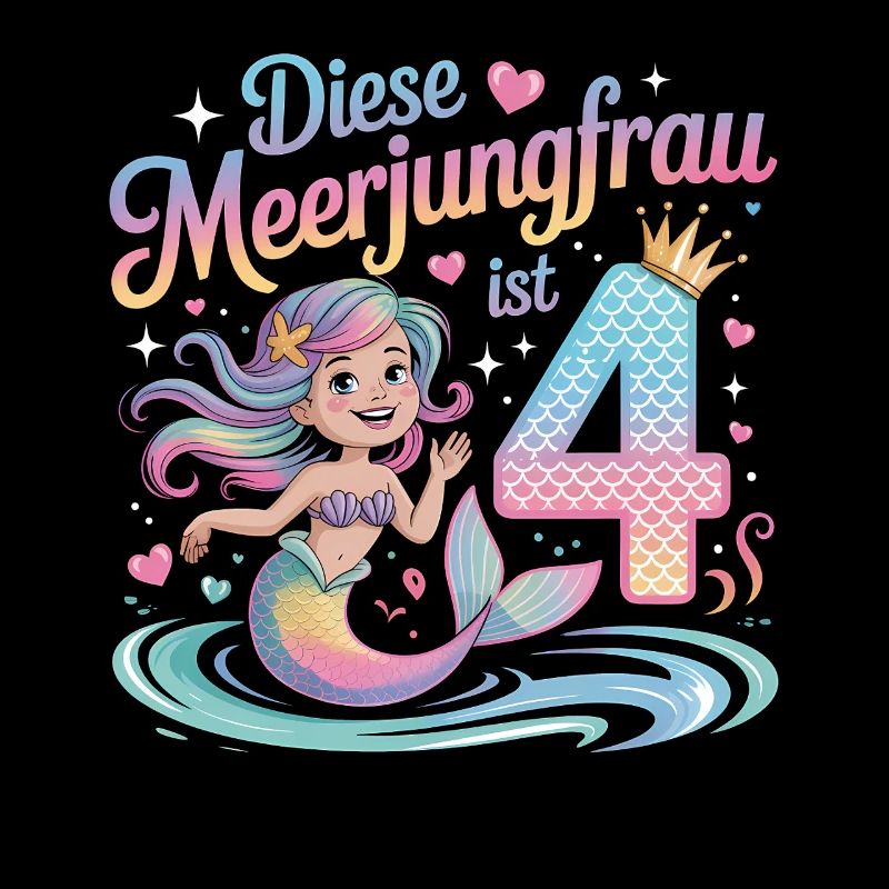 Cette sirène a 4 ans de filles