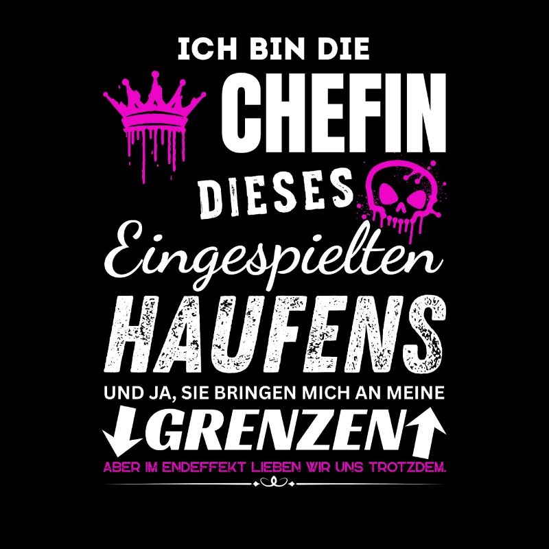 Chefin des Eingespielten Haufens Chefin Geschenke