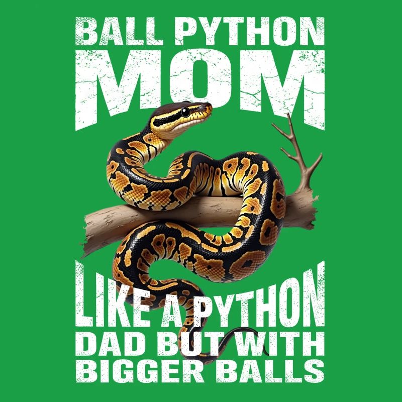 Königspython Mom Mama Schlangen Terrarium Python