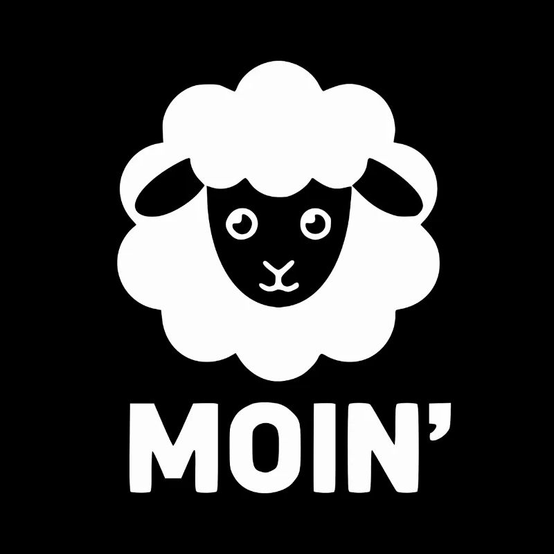 MOIN Schaf Logo – Nordisch Minimal
