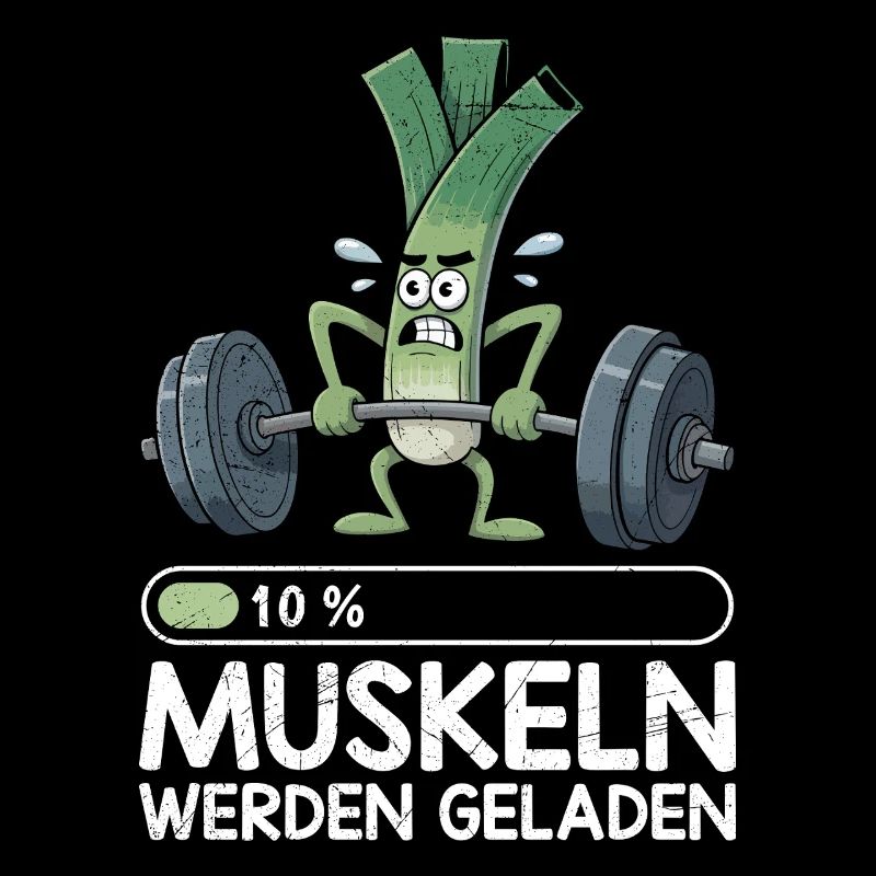 Weightlifter MUSCLES ARE LOADING Funny